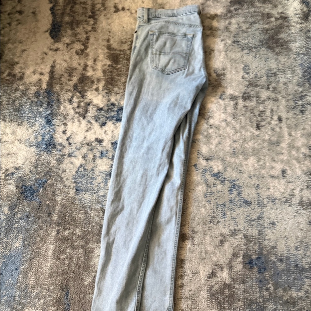 Hollister Light Gray Slim Men Jeans